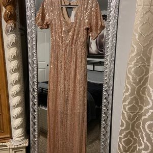 Rose gold GATSBY dress